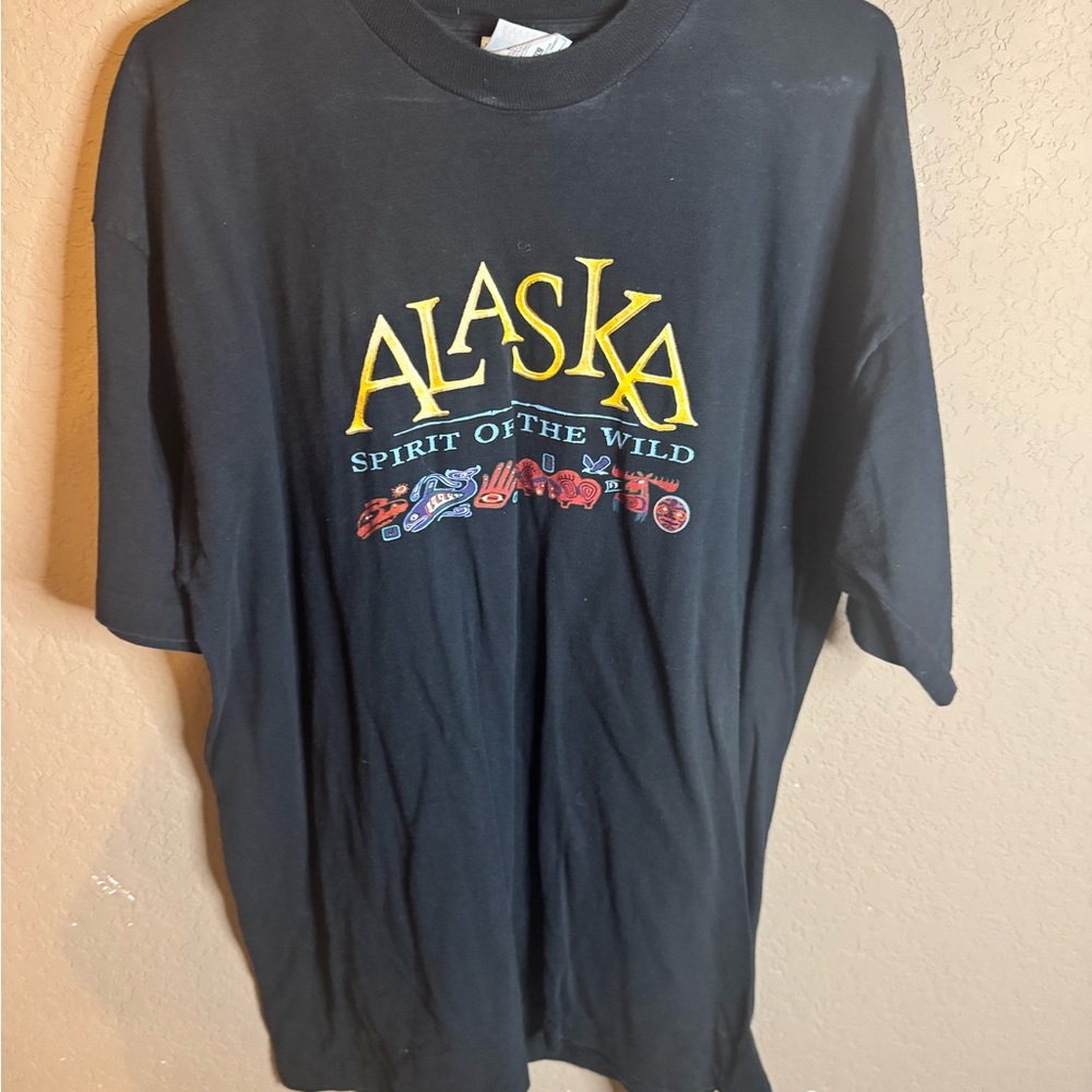 Fruit of the Loom Black Alaska Spirit Tee